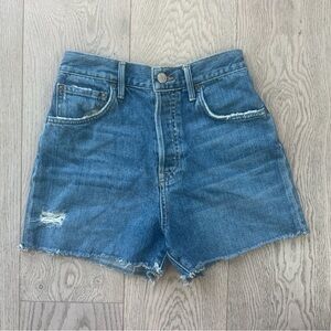 GRLFRND The Jules Super High Vintage Cut Off Denim Shorts Size 24